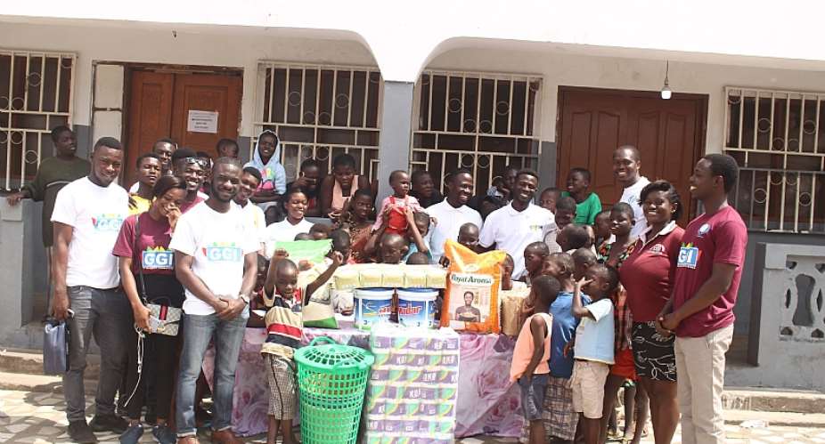 Go Ghana International Donates to the Save them Young Mission Orphanage Home Tema On International Youth Day