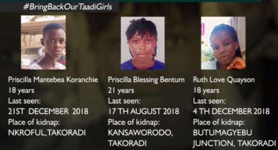 Acting IGP Visits Families Of Takoradi Missing Girls Today