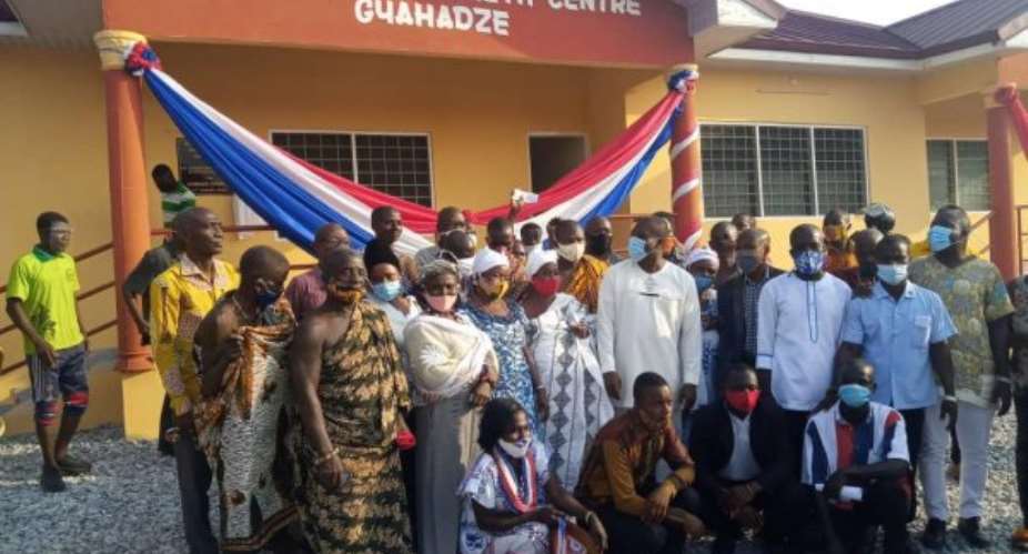 AfenyoMarkin Builds, Commissions Health Center For Effutu Gyahadze