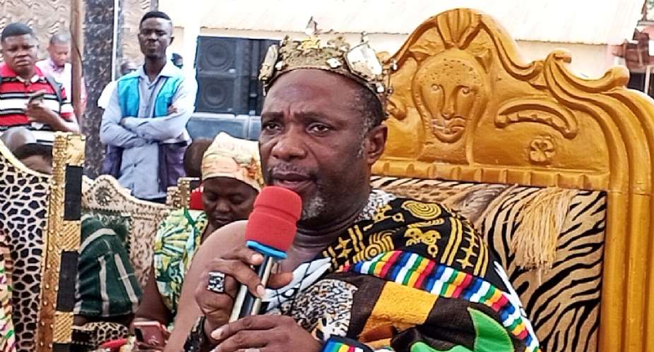 Obrempong Nyanful Krampah XI, Omanhene of Gomoa Ajumako Traditional Area