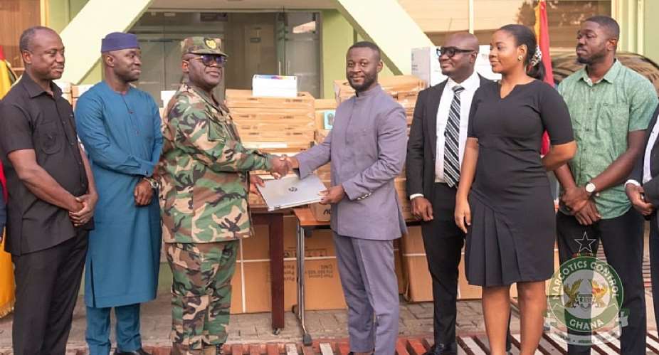 NACOC receives IT equipment to strengthen intelligence and anti-drug operations