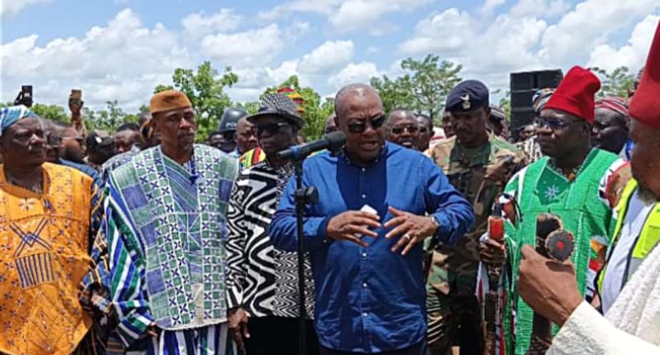 ‘You’ll fly directly to Accra’ – Mahama promises Bolga Airport construction commencement