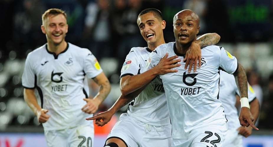 Swansea City Boss Steve Cooper Andre Lauds Andre Ayew's Stunning Cameo In Carabao Cup Win