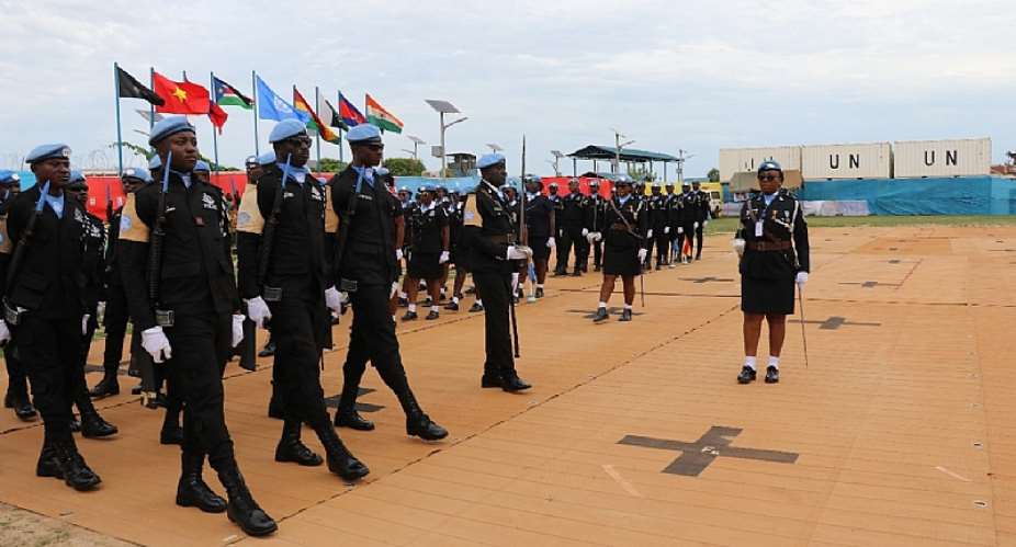 Ghana Formed Police Unit In South Sudan Receives UN Medal; Celebrate 10 Years Of Peacekeeping With UNMISS