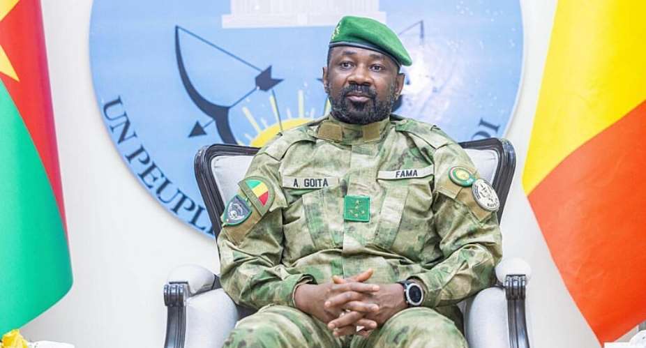 General Assimi Goita of Mali attends the Alliance of Sahel States (AES) second summit on security and development in Bamako, Mali, 23 December 2025. - AP