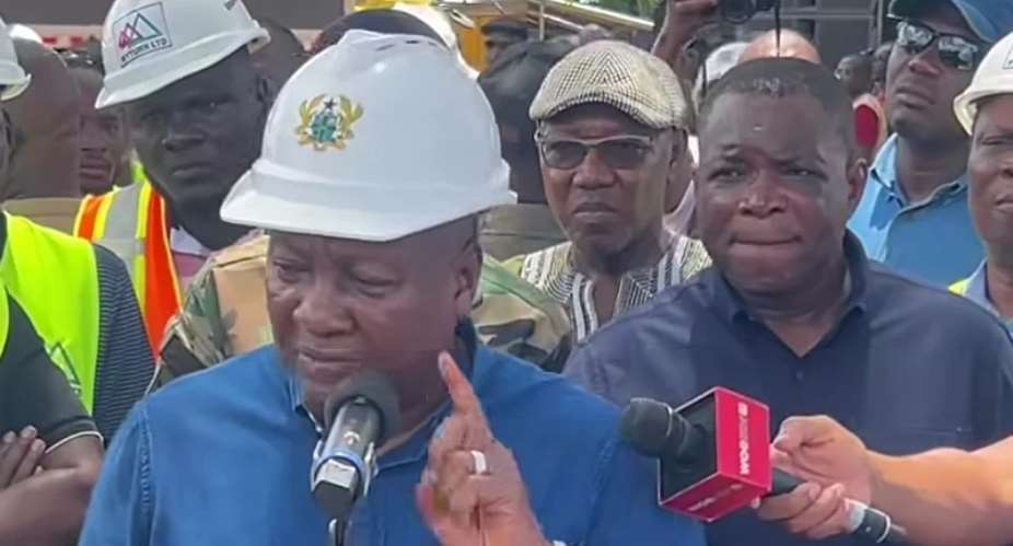 ‘Terrible’ Bolga-Wa road will soon be history – Road Minister assures Mahama during inspection