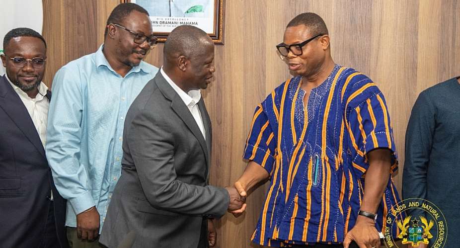 Lands Ministry opens up on galamsey: 8,900 hectareslost, 258 arrested, 4,000excavatorsheld at ports