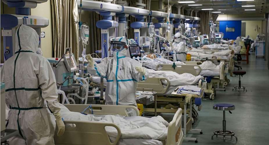 Medical workers attend to patients in Wuhan, China, early in the Covid-19 pandemic. -  REUTERS/File photo