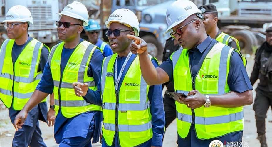 Energy Minister inspects emergency restoration of damaged Tema-Achimota tramismission line