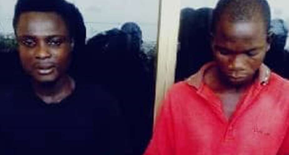 Suspects Kwabena Gyasi and Kwame Attah