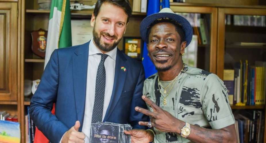 Shatta Wale Discusses Partnership With Italian Embassy