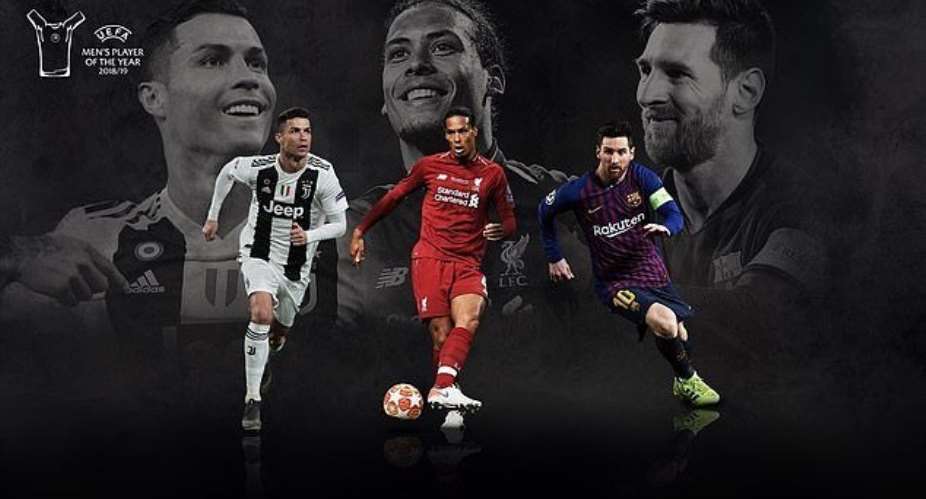 Messi, Ronaldo And Van Dijk Nominated For UEFA Award