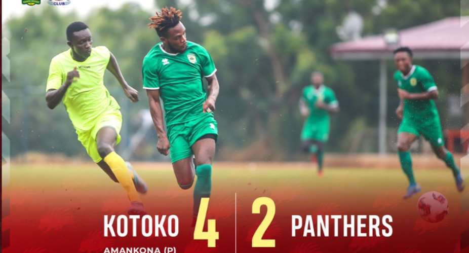 Asante Kotoko humble lower side Panthers FC 4:2 in pre-season friendly