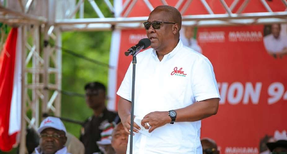 Election 2024: Ho-Aflao road will be among my top 10 priorities - Mahama