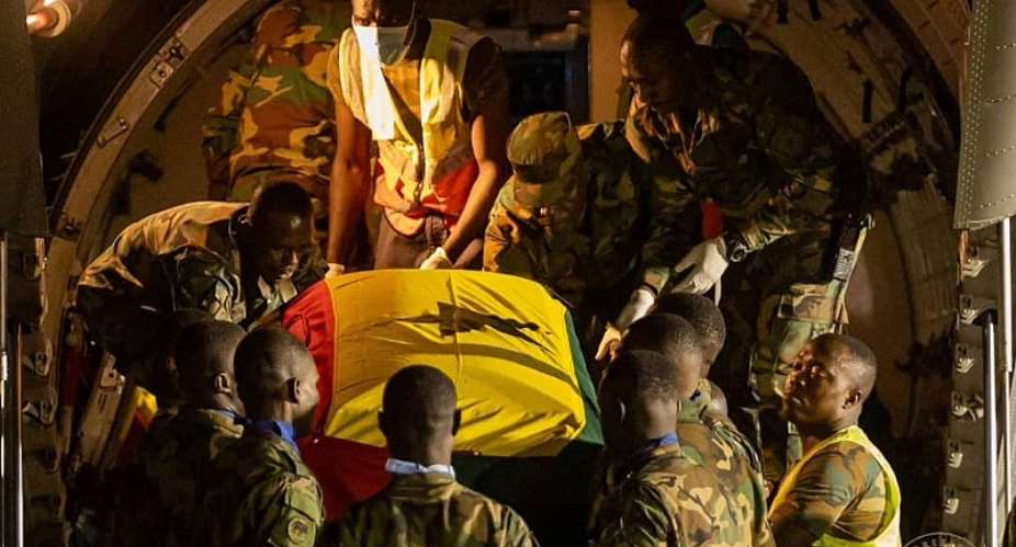 Omane Boamah, 5 other helicopter crash victims laid to rest