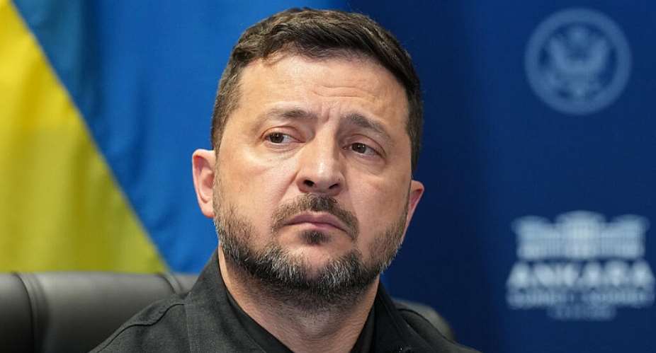 Ukrainian President Volodymyr Zelensky during a meeting with US President Donald Trump on July 8, 2026. -  Alex Brandon, AP