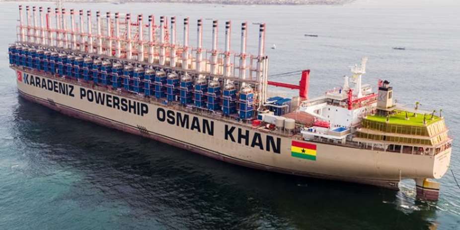 Karpower Barge Arrives In Sekondi Naval Base