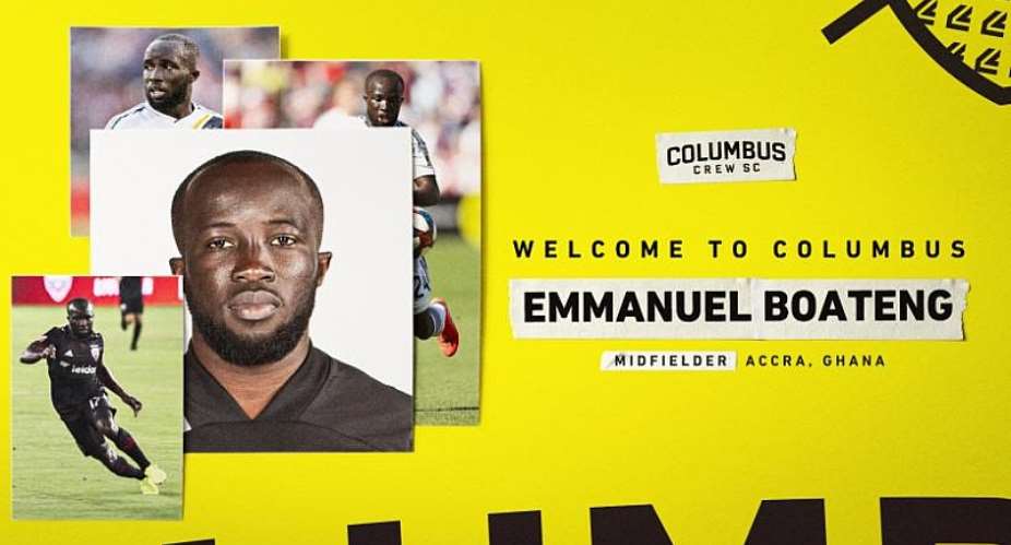 Columbus Crew President Excited With Signing Of Attacker Emmanuel Boateng