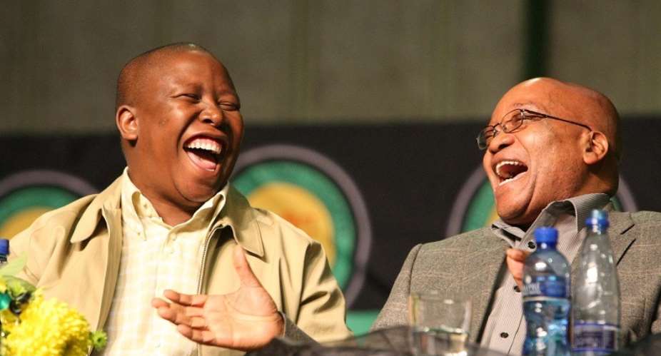 Floyd Shivambu Leads the Song in EFF-MK Letsema