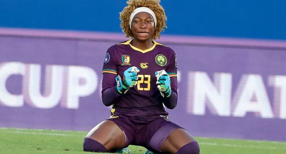 FECAFOOT/FACEBOOKImage caption: Michaely Bihina has kept three clean sheets in five matches at Wafcon 2026