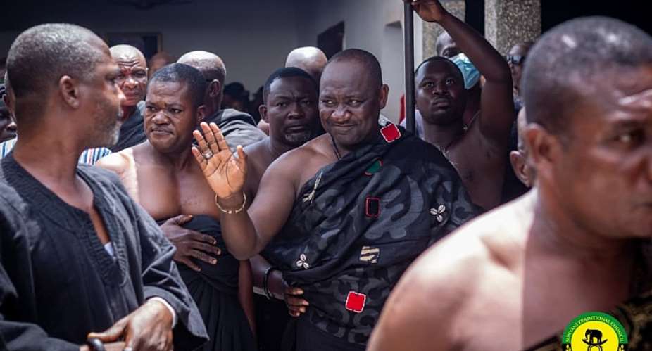 Odeefour Ogyeamansan Boahen Korkor II, the Omanhene of Sunyani