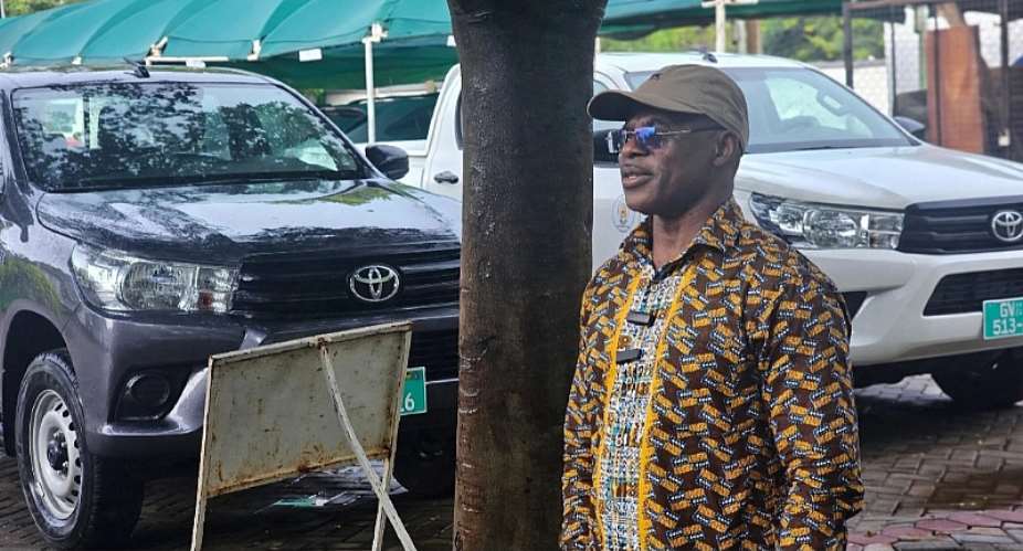 Dr. Thomas Anaba donates two pick-ups to boost healthcare delivery in Garu and Binduri