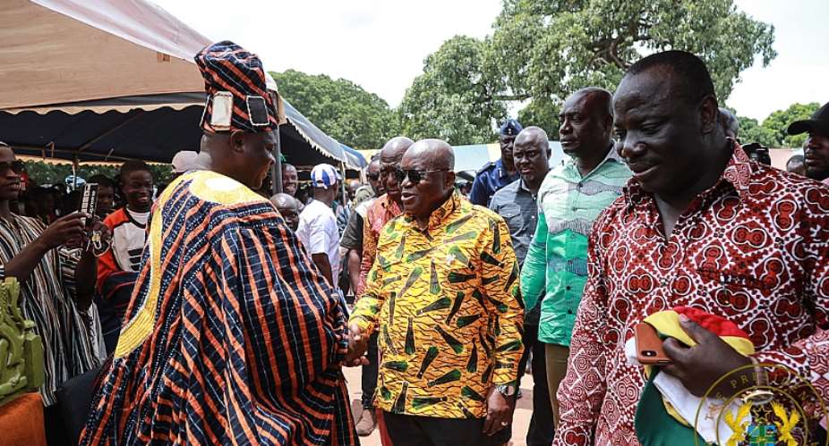 Kpandai Chiefs Eulogise Akufo-Addo, Your Name Will Remain Indelible Forever