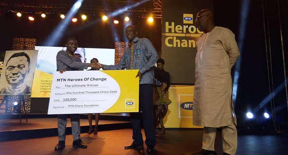 Charles Ofori Antipem Is Winner Of MTN Heroes Of Change Season 5