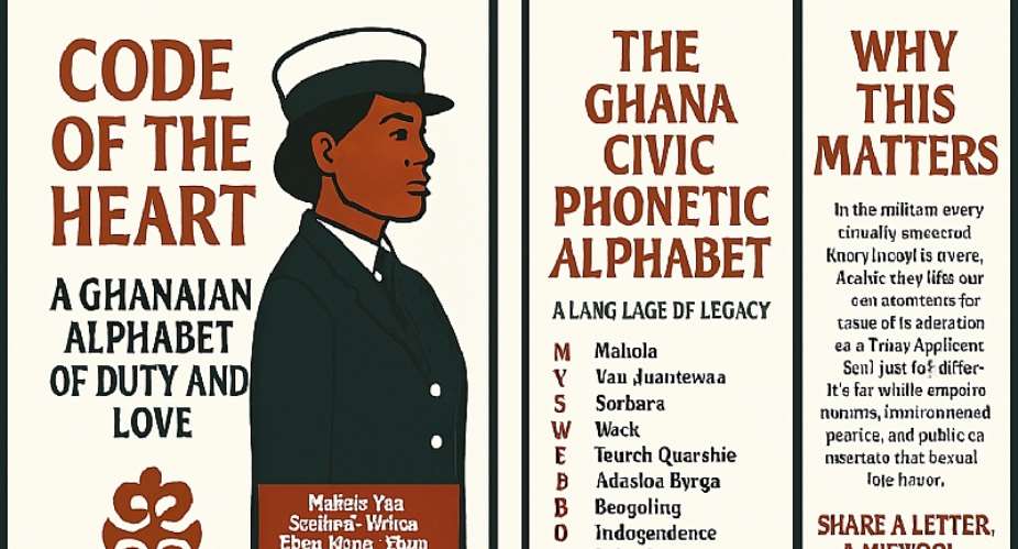 “Code of the Heart: A Ghanaian Alphabet of Duty and Love”