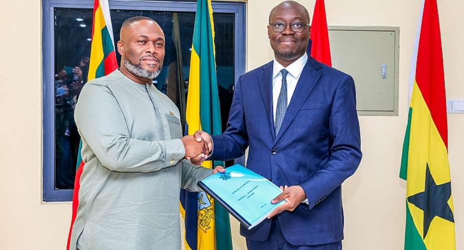 Kenneth Gilbert Agyei assumes office as Defence Minister