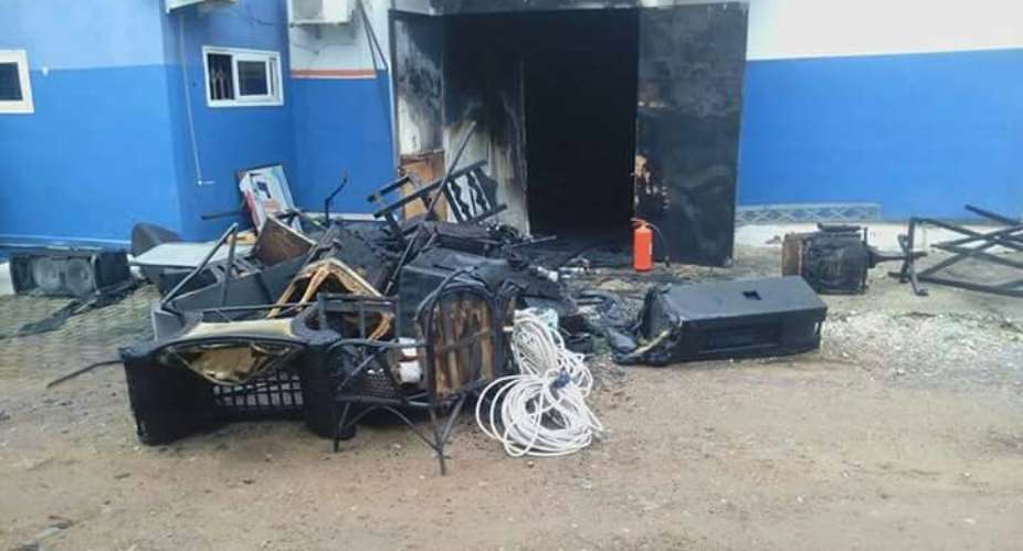 Parts Of Kumasi-based Royal TV Catch Fire