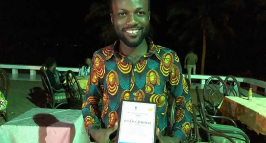 Justice Baidoo Wins 'Best Feature Story' Prize At V4C Media Awards