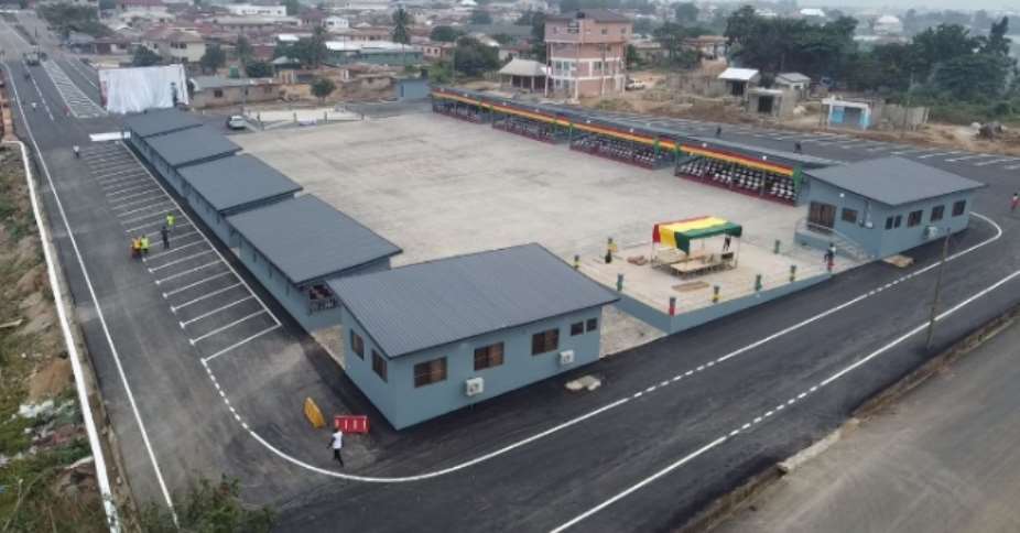 Middle Belt Development Authority constructs Ghana's biggest Public Square at Juaben