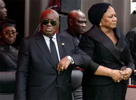 Former President Akufo-Addo and wife Rebecca Akufo-Addo