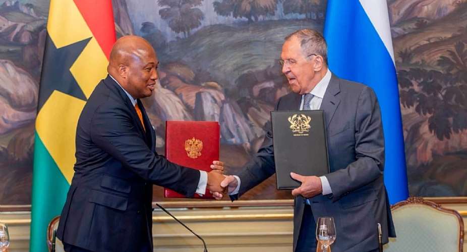 Ghana, Russia sign visa waiver agreement for diplomatic and service passport holders