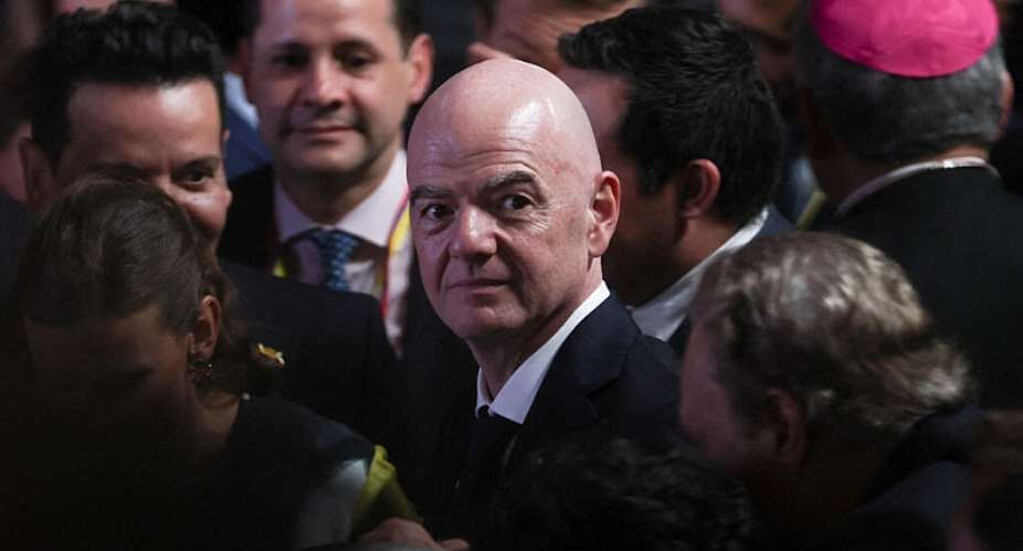 FILE PHOTO: FIFA President Gianni Infantino attends the inauguration of Abelardo De La Espriella as Colombias president, in Cali, Colombia, on August 7, 2026. -  Luisa Gonzlez, Reuters
