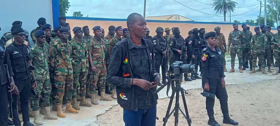 Schoolchildren welcome Operation MAIDA BUURI patrols in Bawku