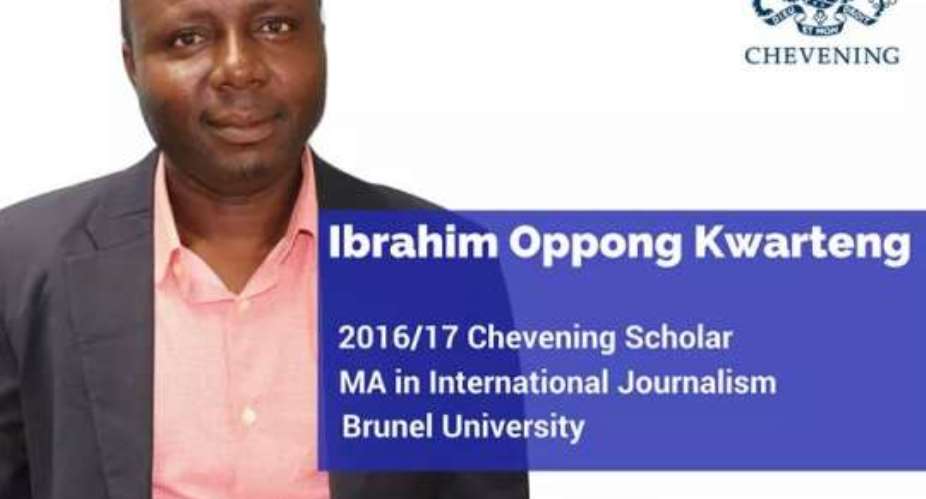 Ibrahim Oppong Kwarteng wins Chevening scholarship
