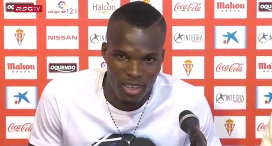 Isaac Cofie Makes Debuts For Sporting Gijon On Opening Day Of Spanish Second-Tier