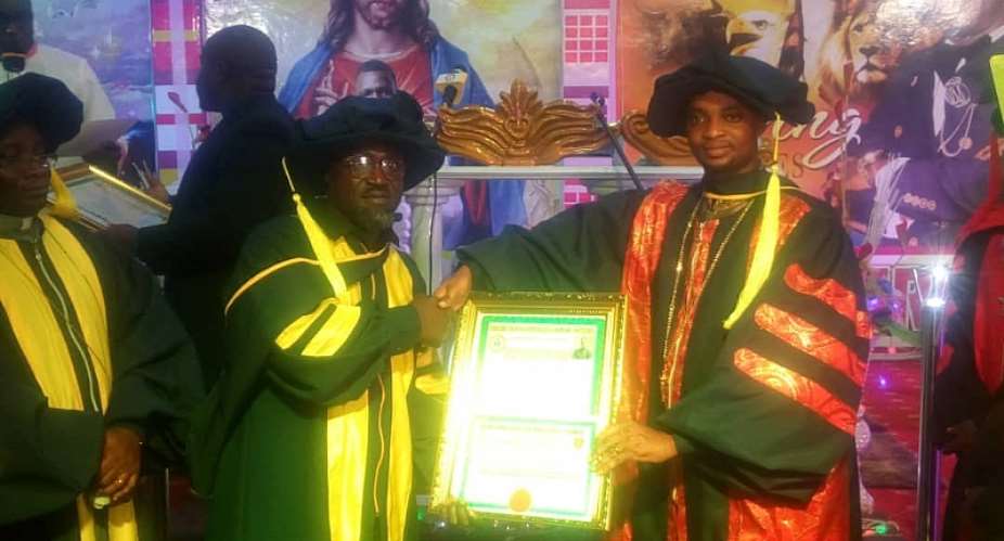 PICTURES: Countryman Songo Grabs Doctorate Degree