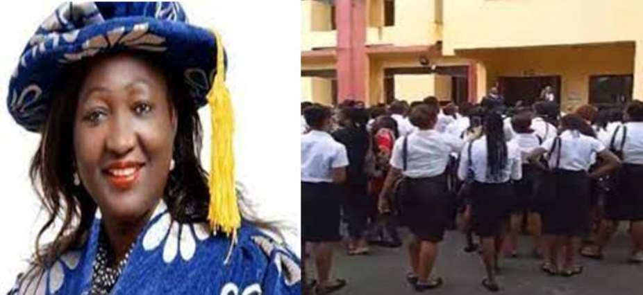 Vice-Chancellor Florence Obi, University of Calabar and  Protesting good students