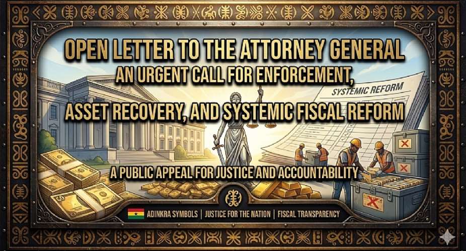 Open Letter To The Attorney General: An Urgent Call For Enforcement, Asset Recovery, And Systemic Fiscal Reform