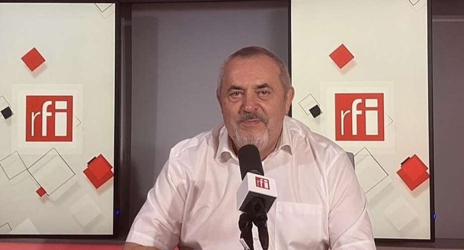 Russian opposition figure Boris Nadezhdin at the RFI studio, 18 August. -  Dominique Baillard / RFI