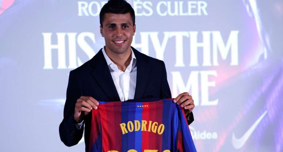 Rodri joins Barcelona from Manchester City in 65m deal