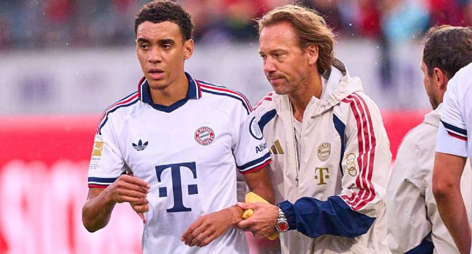 Jamal Musiala collapses during Bayern Munich match for second time in four-day period