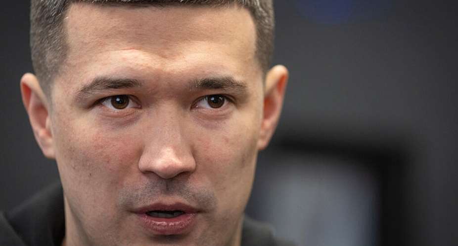 In this file photo, Mykhailo Fedorov, Ukraines former defence minister, speaks during an interview with The Associated Press on April 21, 2023. -  Efrem Lukatsky, AP
