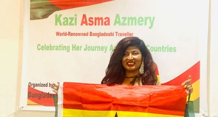 Kazi Asma Azmery, celebrated Bangladeshi traveller