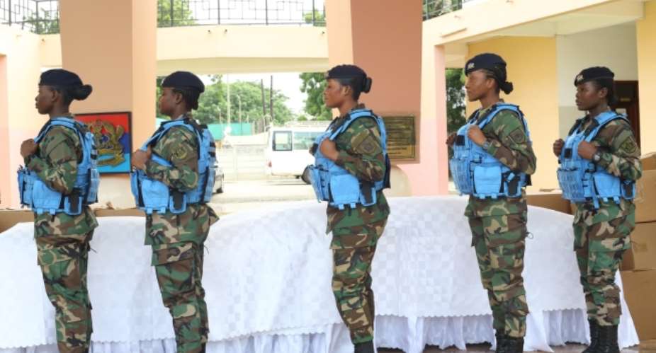 US donates $1m worth of women’s body armor to Ghana Armed Forces