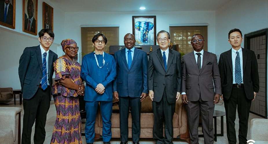 Bawumia, Japanese Ambassador discuss digitalization, fintech, artificial intelligence, flood control