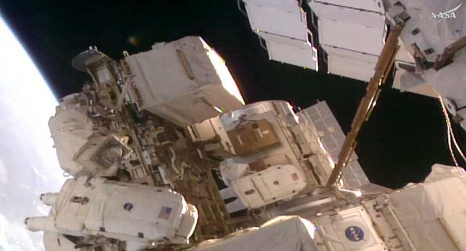 This August 18, 2026, frame grab from a NASA live video stream -  AFP